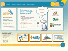 Tablet Screenshot of catholicquiz.com